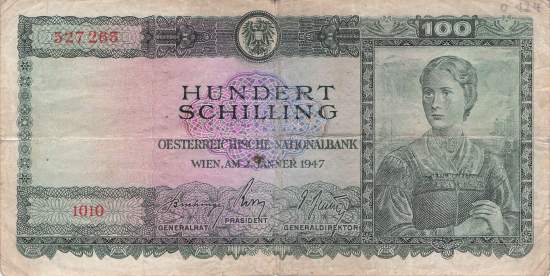 100 Schilling 1947 p.124